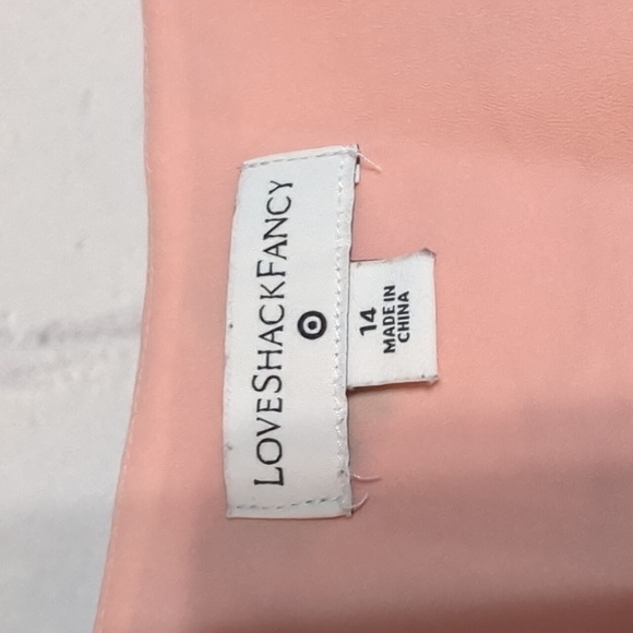 Loveshackfancy Target Womens Dress Pink Floral Barbie Prairie Fleur Midi Size 14 - Picture 8 of 16